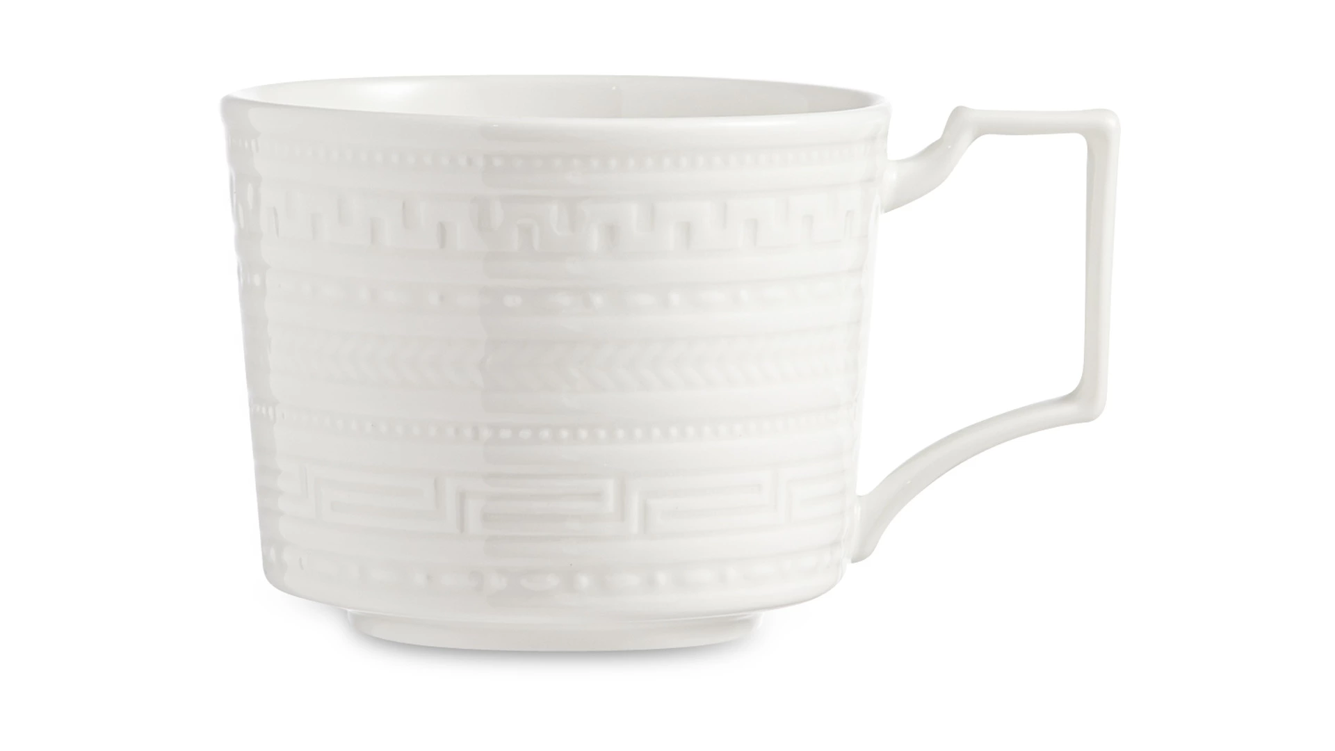 Чашка чайная с блюдцем Wedgwood Инталия 220 мл, фарфор костяной