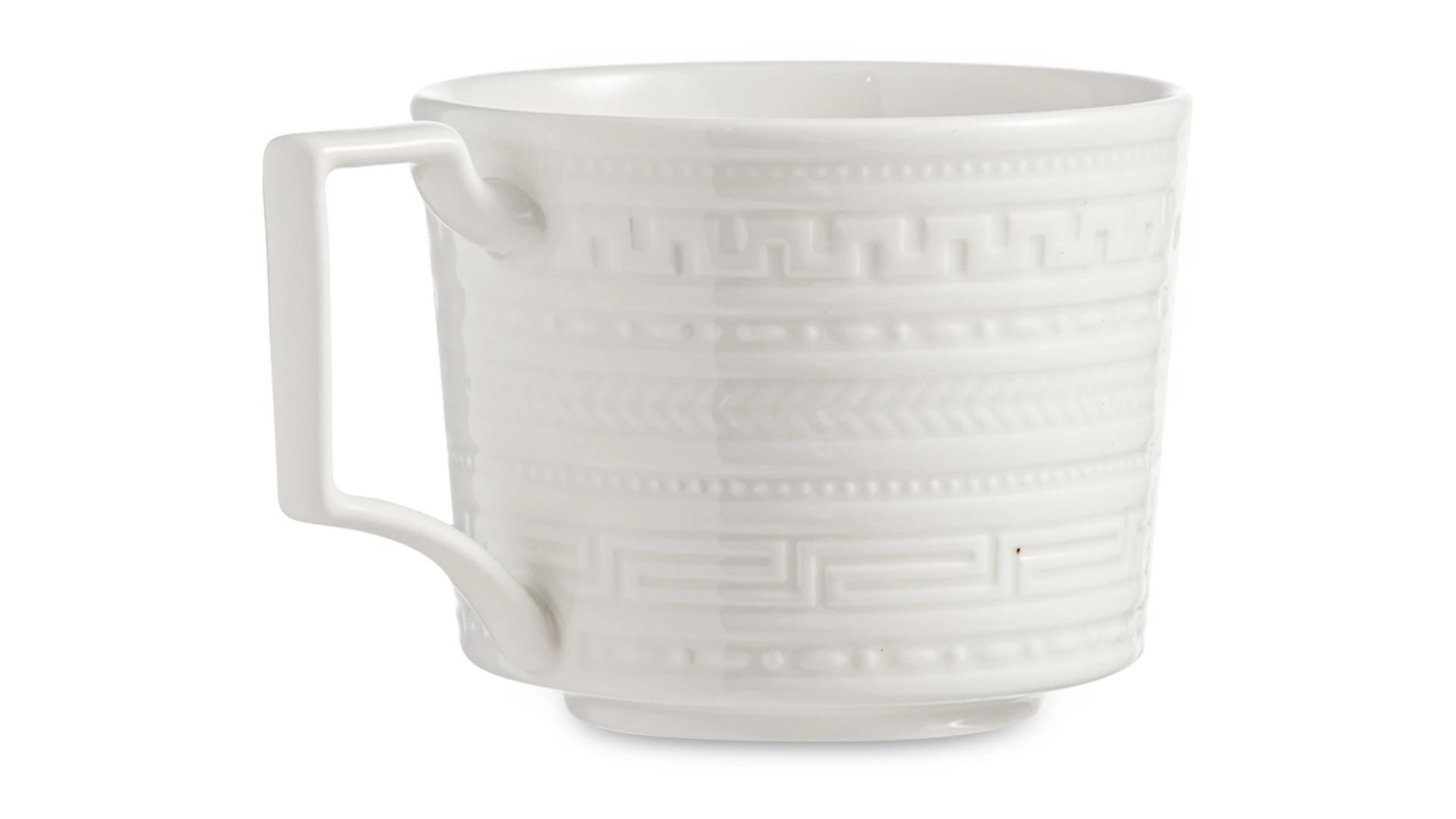 Чашка чайная с блюдцем Wedgwood Инталия 220 мл, фарфор костяной