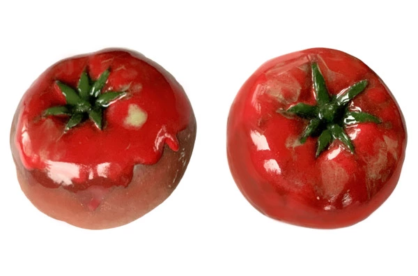 Фигурка Лаптева Е.В.Русский борщ Помидор 8х5 см, глина