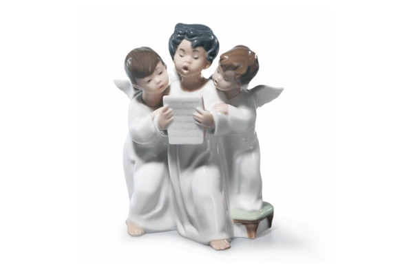 Фигурка Lladro Ангелочки 12х18 см, фарфор