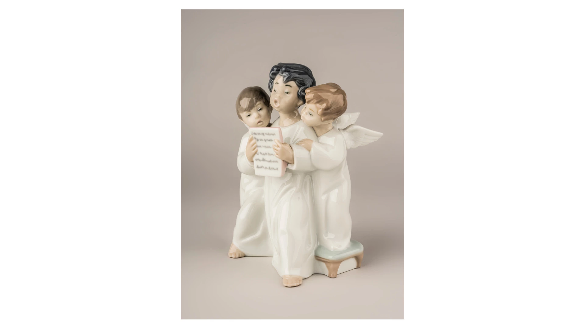 Фигурка Lladro Ангелочки 12х18 см, фарфор