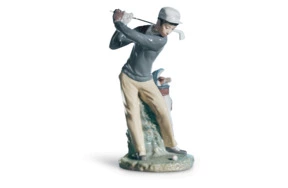 Фигурка Lladro Гольфист 13х27 см, фарфор