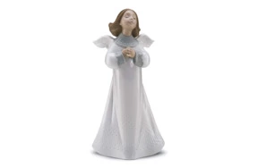 Фигурка Lladro Ангельское желание 12х23 см, фарфор