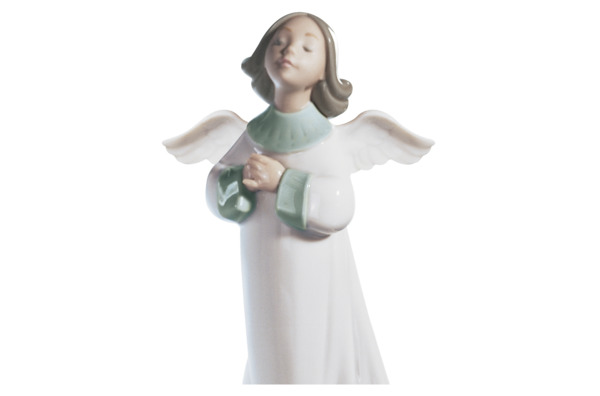 Фигурка Lladro Ангельское желание 12х23 см, фарфор