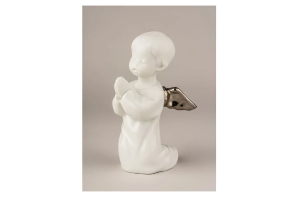 Фигурка Lladro Молящийся ангел Ре-Деко 8х13 см, фарфор