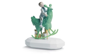 Фигурка Lladro Верхом на цыпленке 21х24 см, фарфор