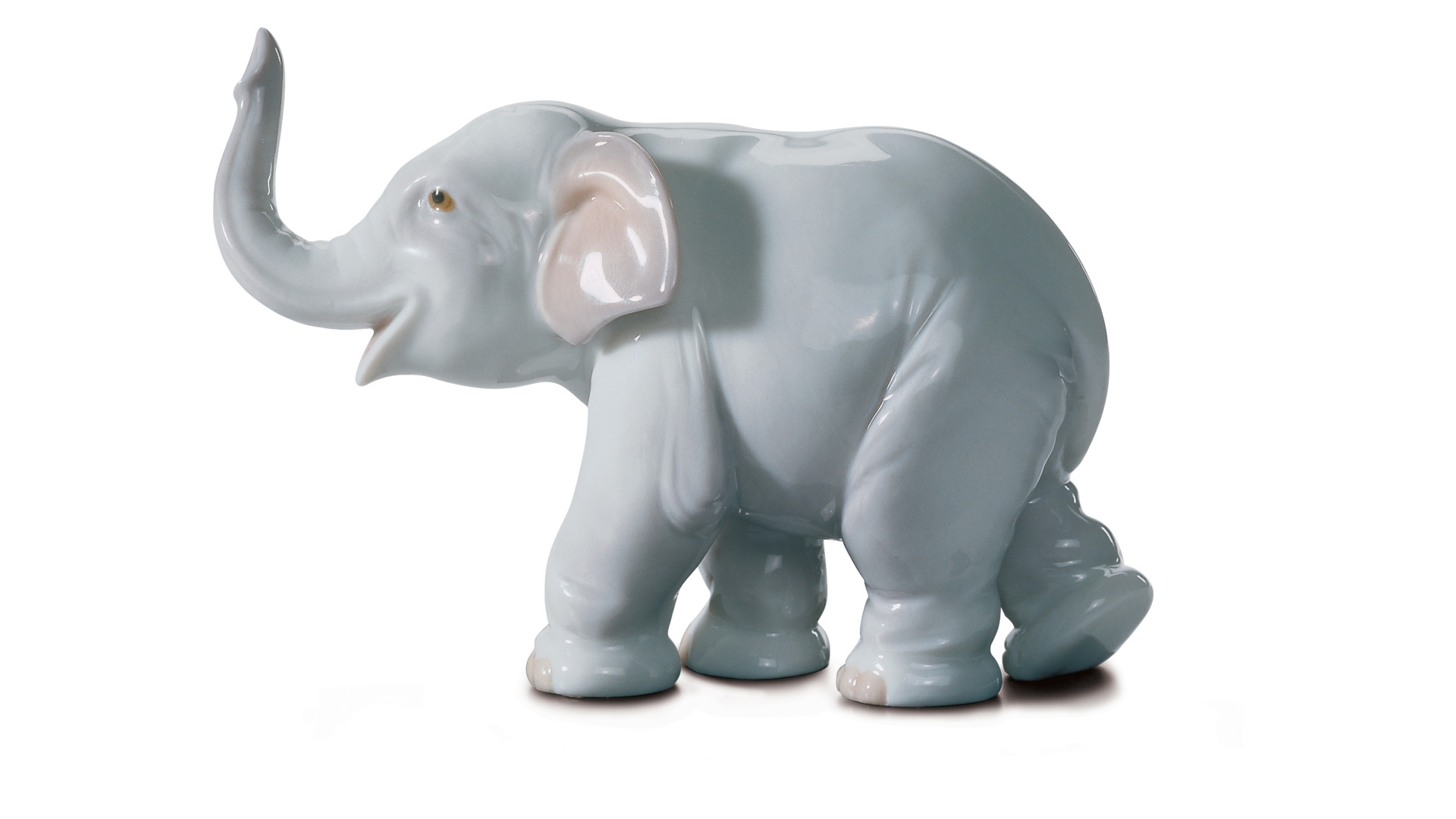 Фигурка Lladro Талисман Слон 8х10 см, фарфор