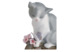 Фигурка Lladro Пора цветения - кошка 9х10 см, фарфор