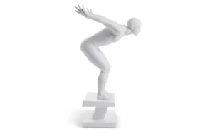 Фигурка Lladro Пловец 28х54 см, фарфор