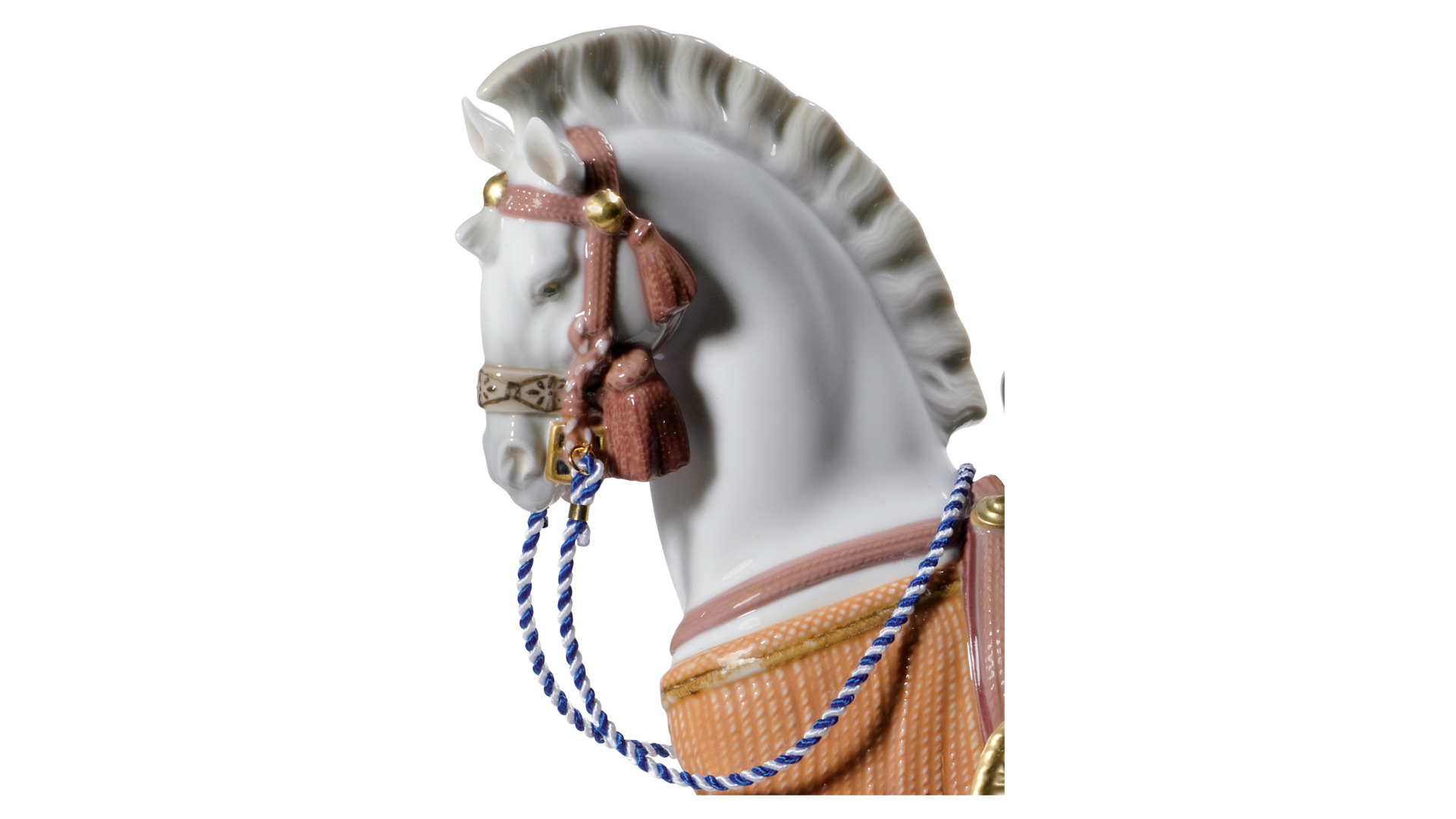 Фигурка Lladro Белый конь надежды 30х31 см, фарфор