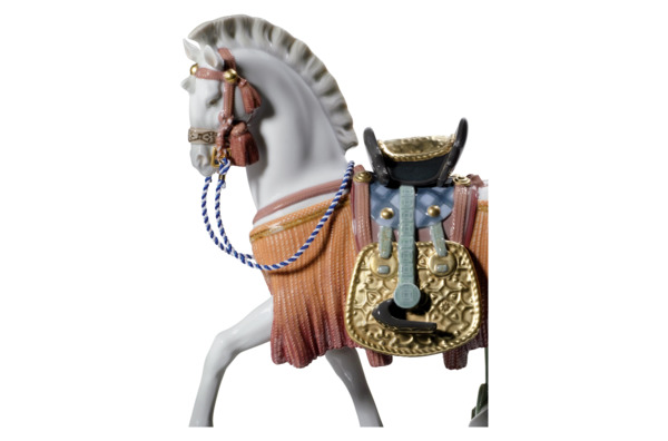Фигурка Lladro Белый конь надежды 30х31 см, фарфор