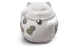 Фигурка Lladro Манеки Неко I Ре-Деко 9х10 см, фарфор