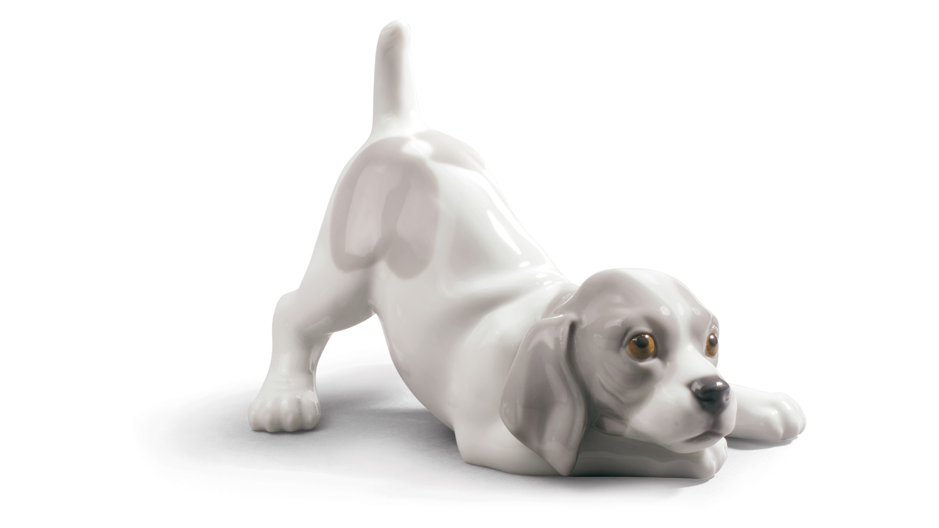 Фигурка Lladro Игривый щенок 11х11 см, фарфор