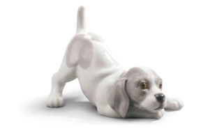 Фигурка Lladro Игривый щенок 11х11 см, фарфор