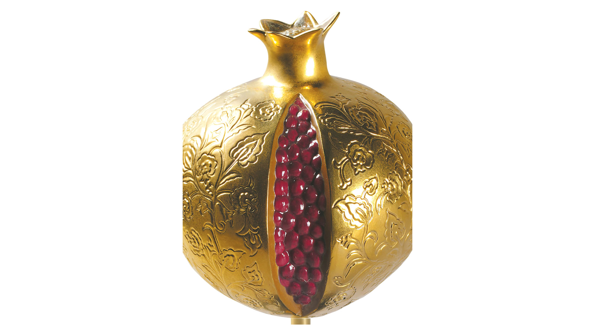 Фигурка Lladro Гранат 13х27 см, фарфор, золотой люстр