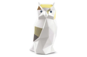 Фигурка Lladro Сова оригами, цветная 8х16 см, фарфор