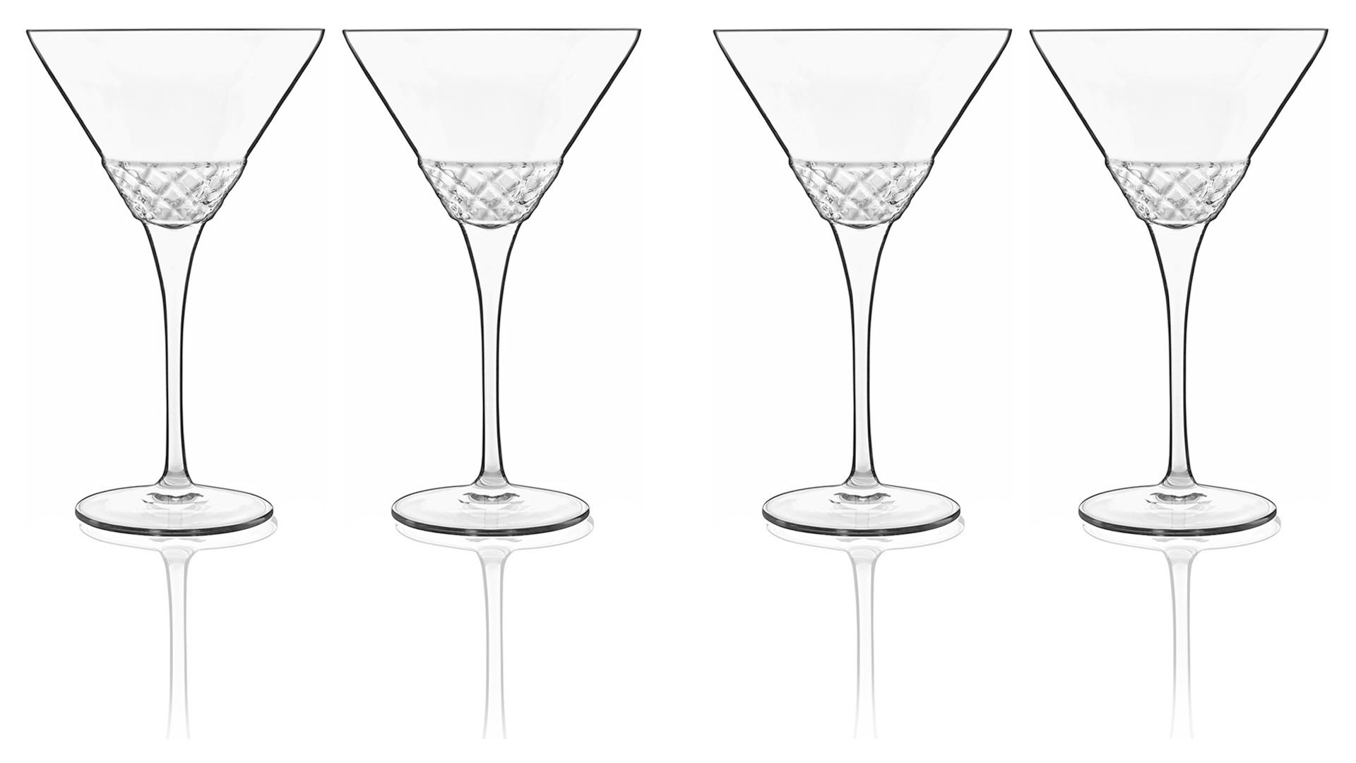 Набор бокалов для мартини Luigi Bormioli Рим 1960 220 мл, 4 шт