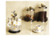Набор кружек с блюдцами на подставке Michael Aram Гранат 9 предметов h 24 см, фарфор