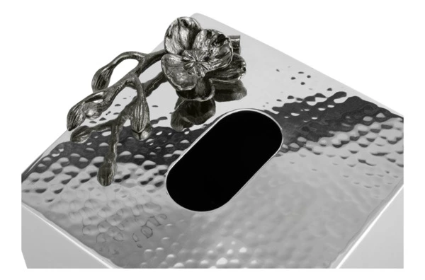 Держатель для салфеток Michael Aram Черная орхидея 11х11х16,5 см, сталь нержавеющая