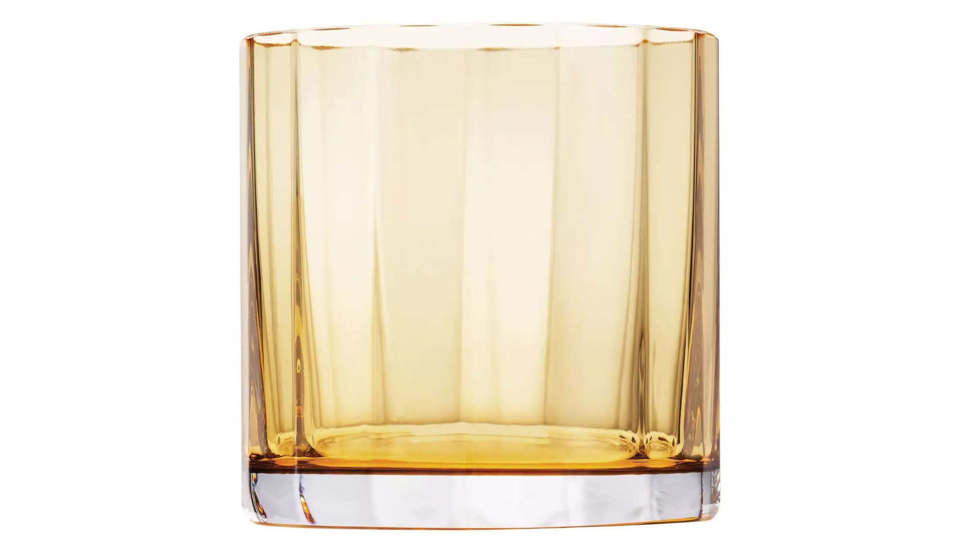 Набор стаканов для виски Krosno Сакред 250 мл, 2 шт, стекло, янтарный