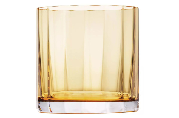 Набор стаканов для виски Krosno Сакред 250 мл, 2 шт, стекло, янтарный