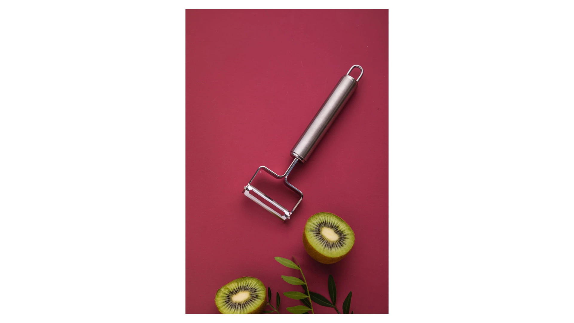 Овощечистка T-образная Weis 18х5 см, сталь нержавеющая