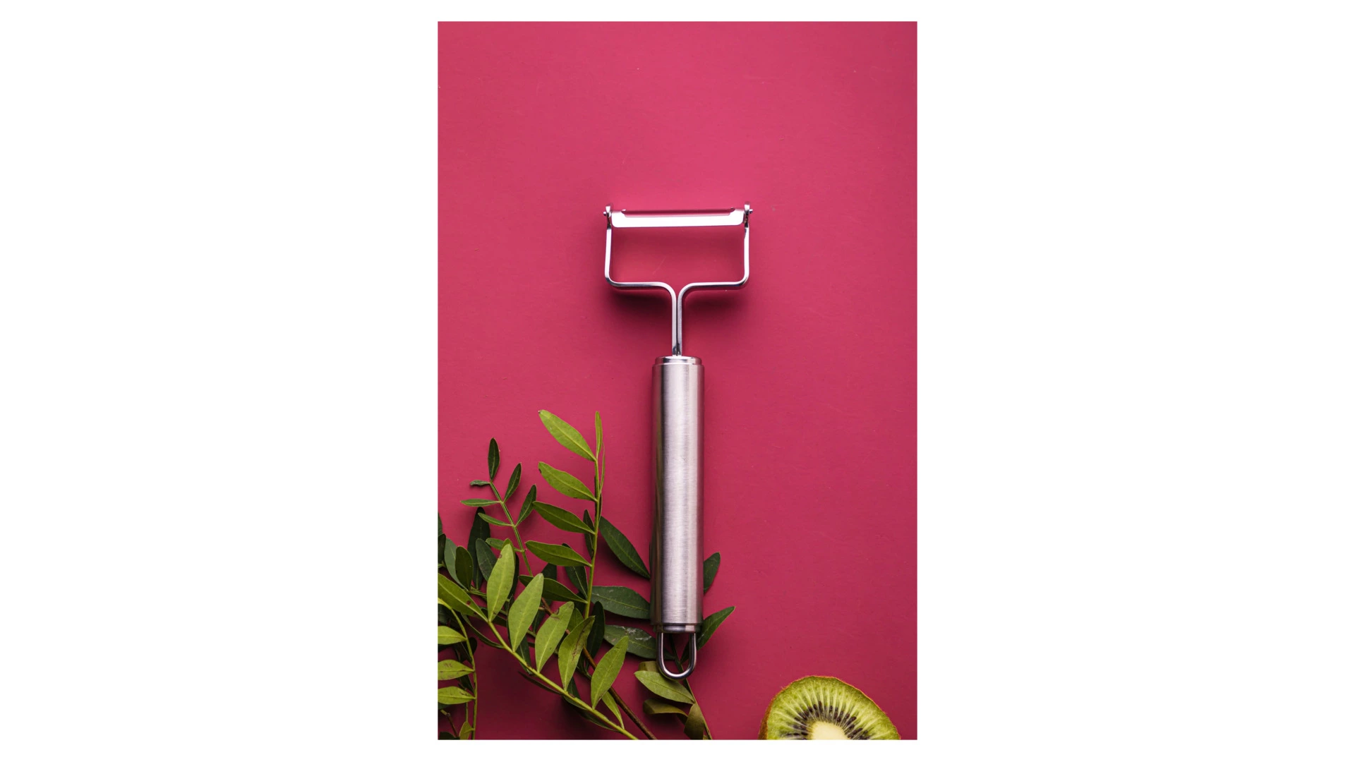 Овощечистка T-образная Weis 18х5 см, сталь нержавеющая