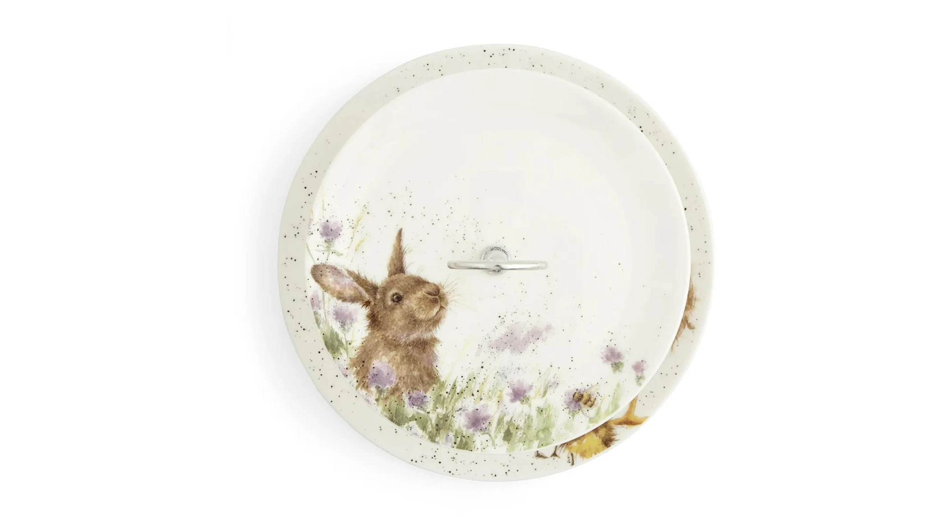 Блюдо двухъярусное Royal Worcester Забавная фауна Уточки 26,7 см, 20 см, п/к