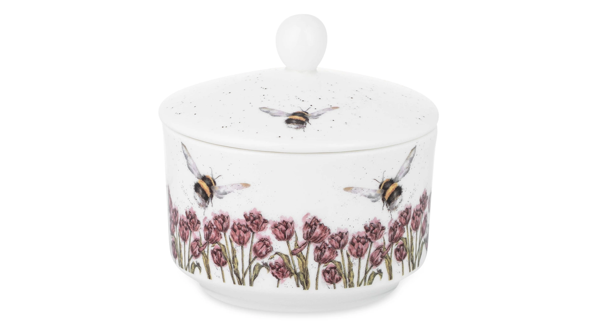 Сахарница Royal Worcester Забавная фауна Шмель 300 мл, фарфор костяной