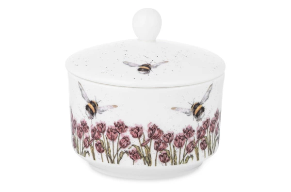 Сахарница Royal Worcester Забавная фауна Шмель 300 мл, фарфор костяной