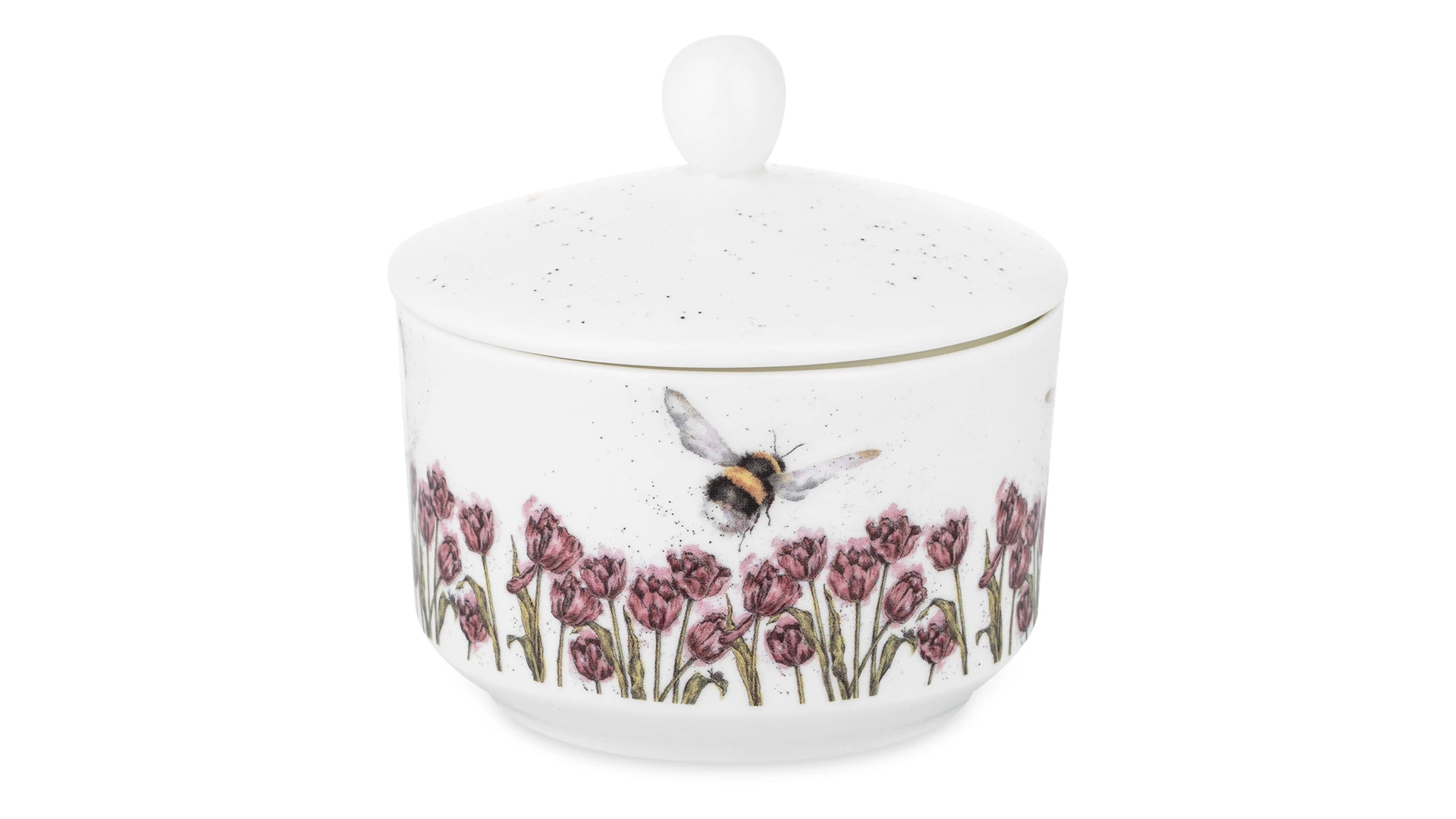 Сахарница Royal Worcester Забавная фауна Шмель 300 мл, фарфор костяной