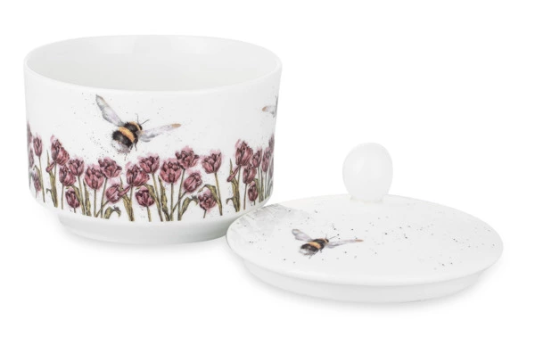 Сахарница Royal Worcester Забавная фауна Шмель 300 мл, фарфор костяной