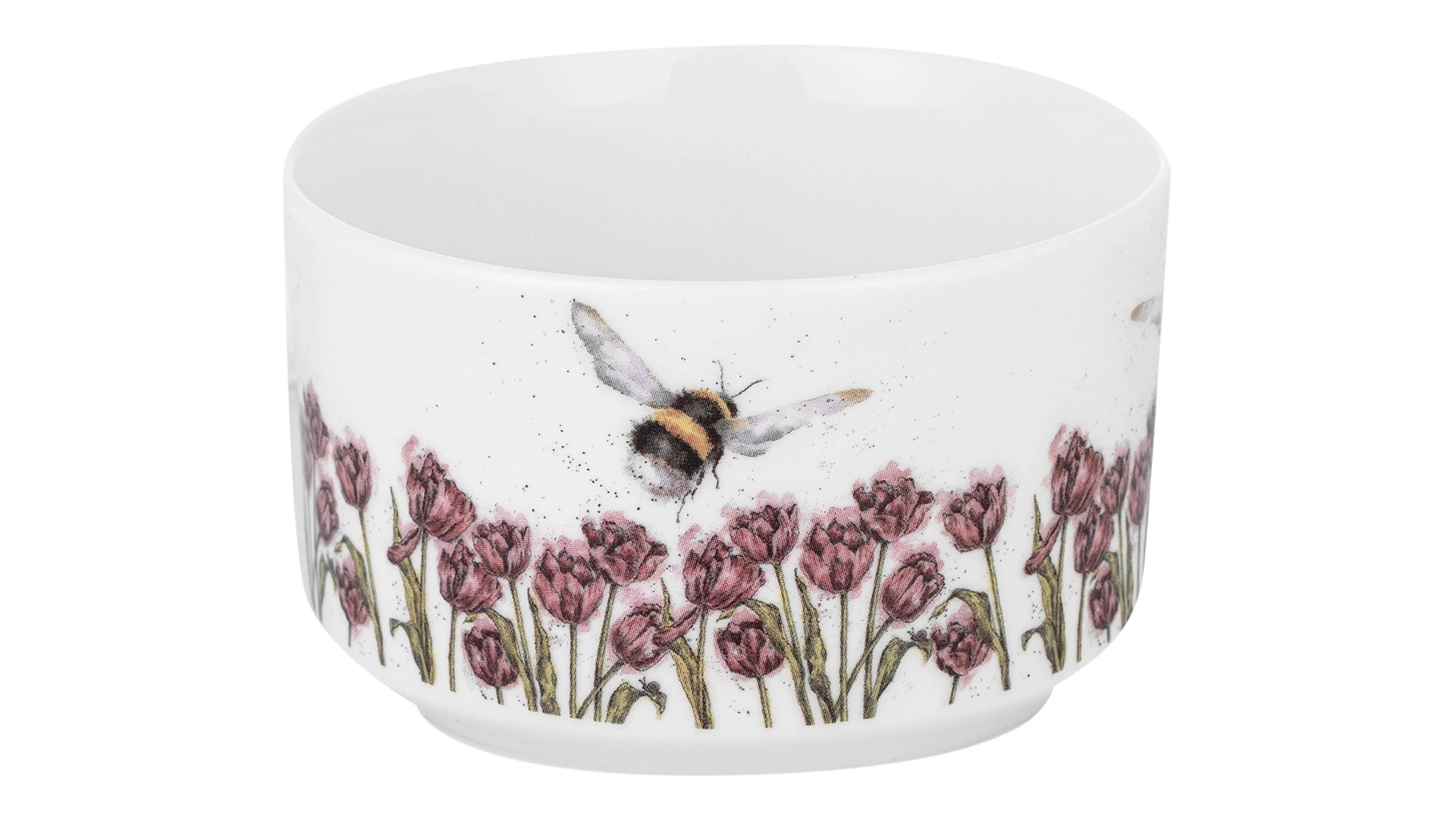 Сахарница Royal Worcester Забавная фауна Шмель 300 мл, фарфор костяной