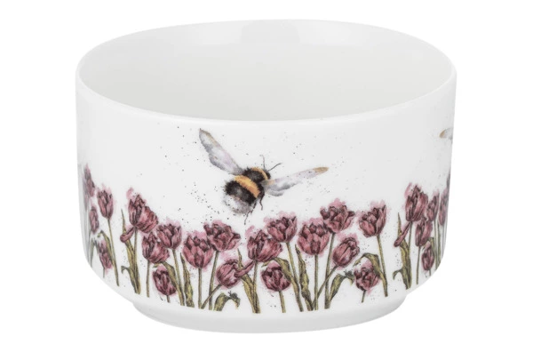 Сахарница Royal Worcester Забавная фауна Шмель 300 мл, фарфор костяной