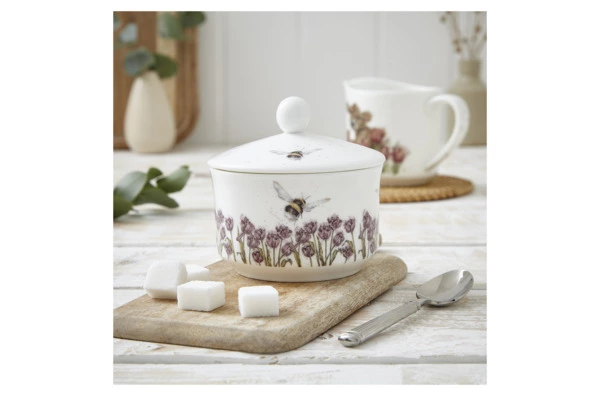 Сахарница Royal Worcester Забавная фауна Шмель 300 мл, фарфор костяной