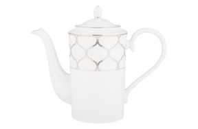 Кофейник Noritake Царский дворец, платиновый кант 1,45 л, фарфор