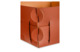Корзинка ADJ Shlesser 13x13x8 см, кожа натуральная, бордо