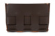 Корзина ADJ Mini Bottega 19x19х13 см, кожа натуральная, шоколад