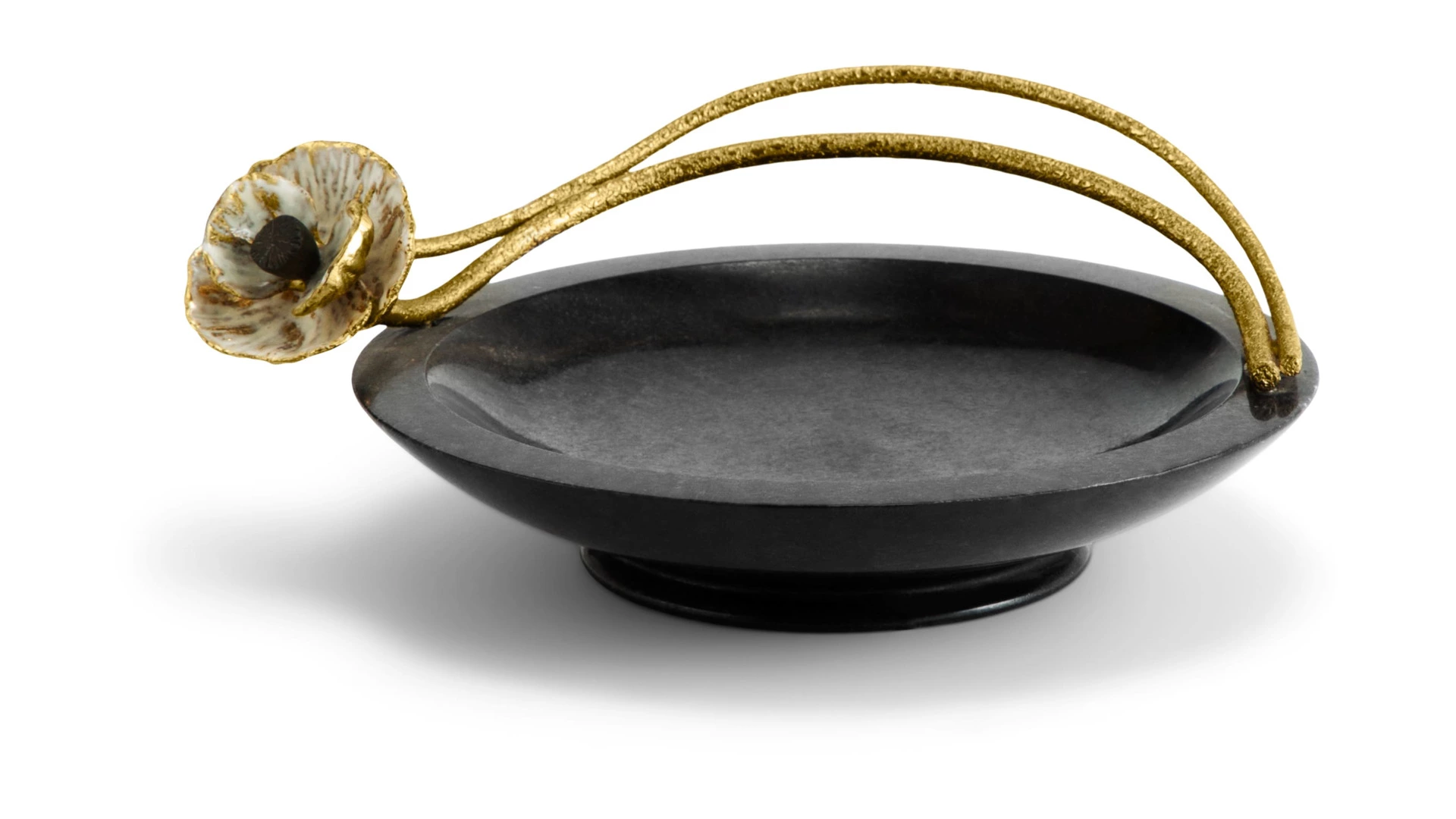 Чаша малая Michael Aram Анемоны 18 см, мрамор