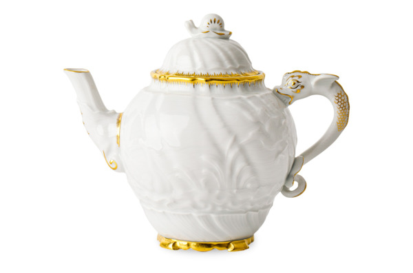 Сервиз чайный Meissen Лебединый сервиз Золотой кант на 6 персон 20 предметов, фарфор