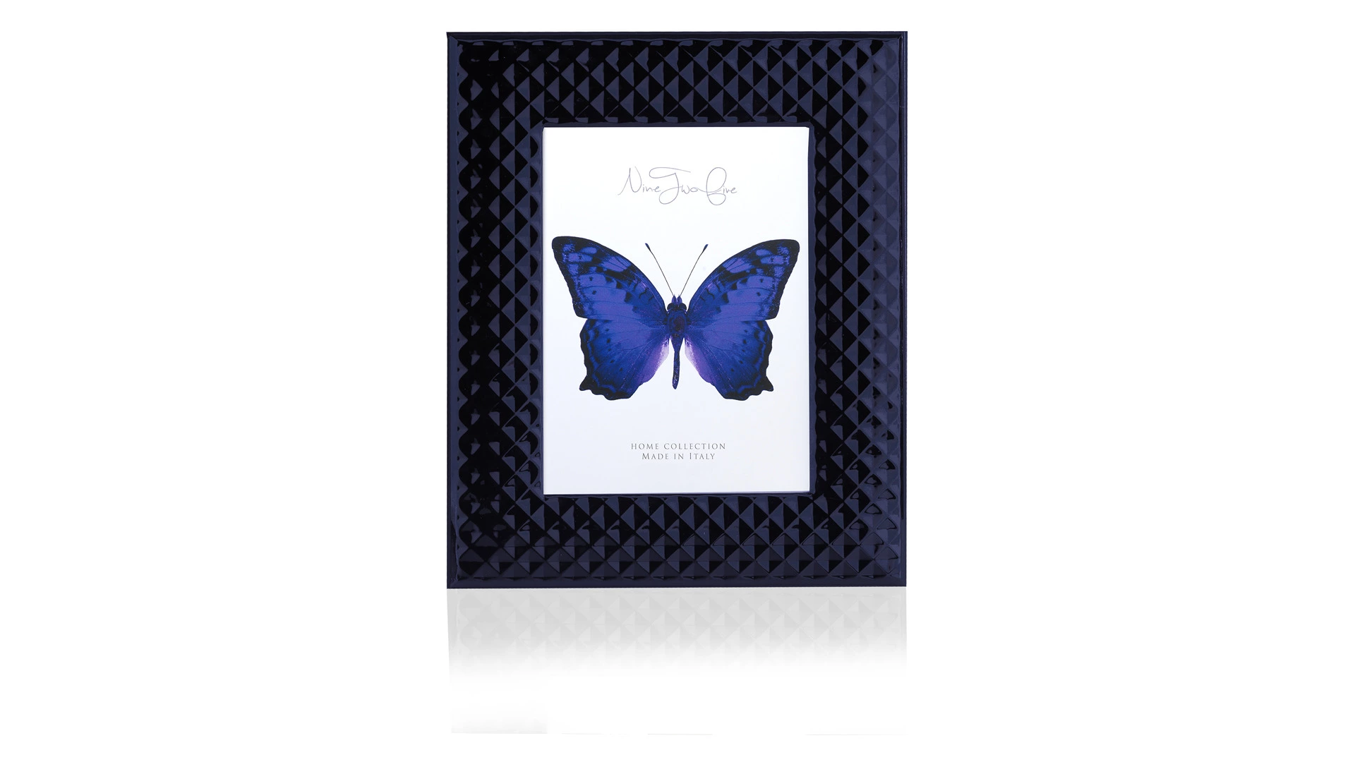 Рамка для фото Intersilver Авангард 18x24 см, темно-синий, сталь с посеребрением