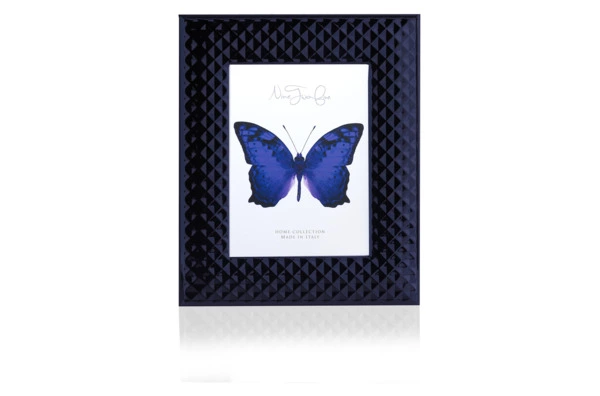 Рамка для фото Intersilver Авангард 18x24 см, темно-синий, сталь с посеребрением