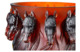 Ваза Cristal de Paris Королевская лошадь 40 см, янтарная
