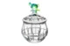Конфетница с крышкой Cristal de Paris Цветок 29 см