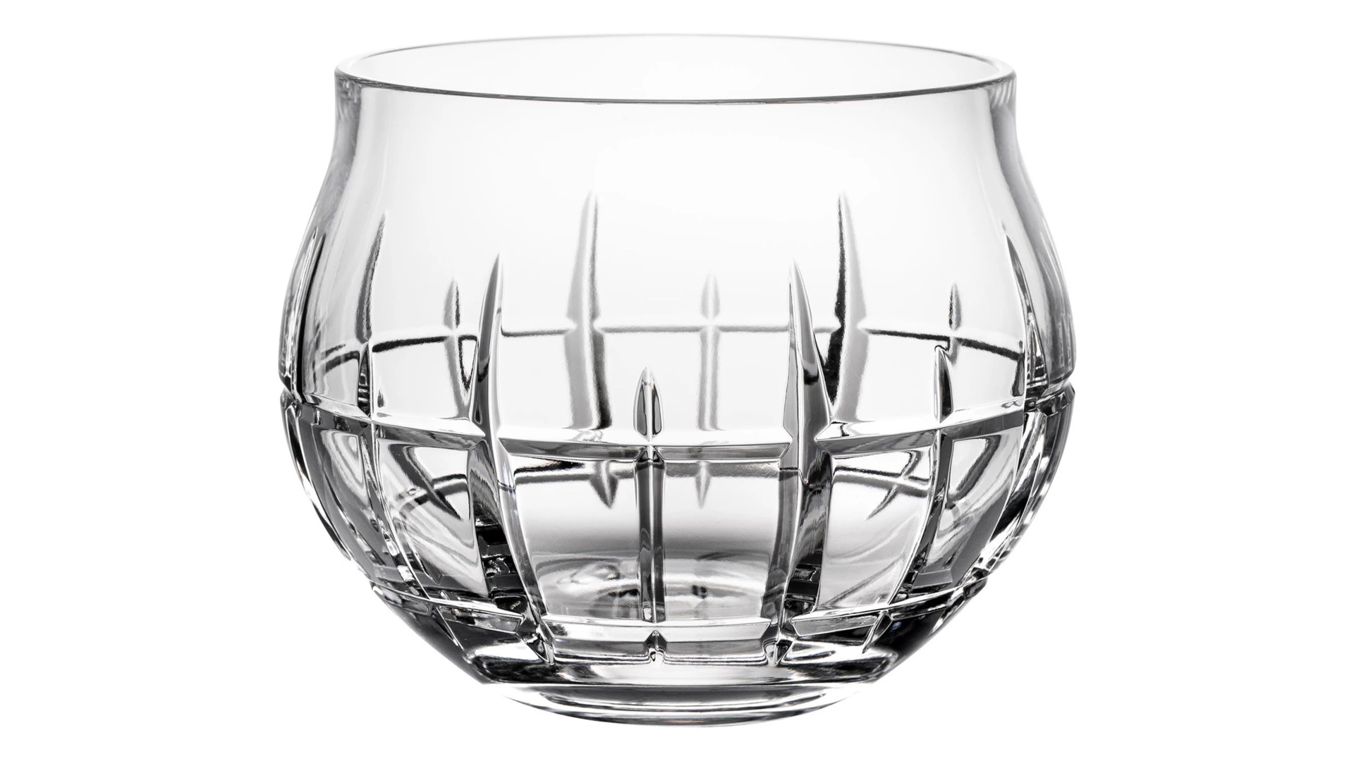 Конфетница с крышкой Cristal de Paris Цветок 29 см