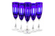 Набор бокалов для красного вина ГХЗ Готика 240 мл, 6 шт, хрусталь, синий