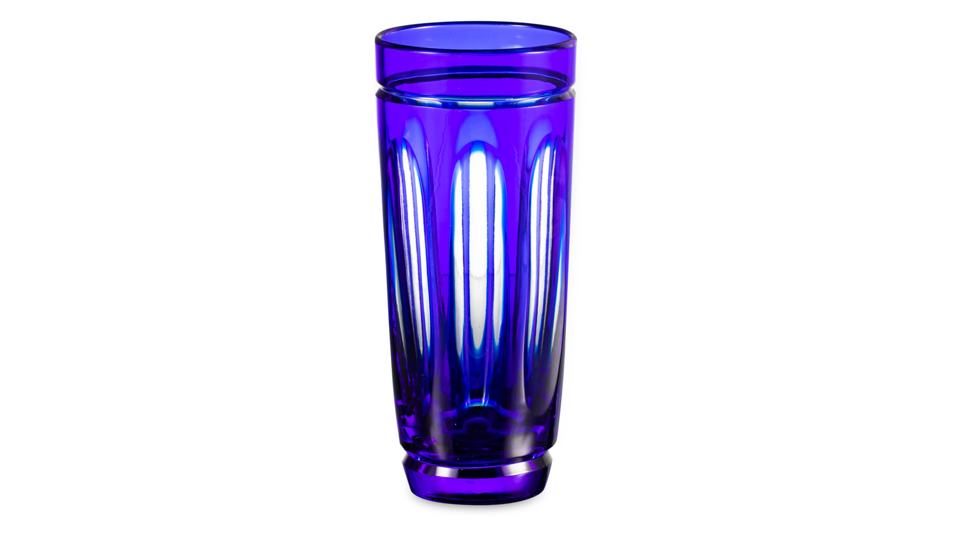 Набор стаканов для воды ГХЗ Шар Готика 290 мл, 6 шт, хрусталь, синий