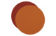 Костер круглый ADJ 12 см, кожа натуральная, бордо, коньяк