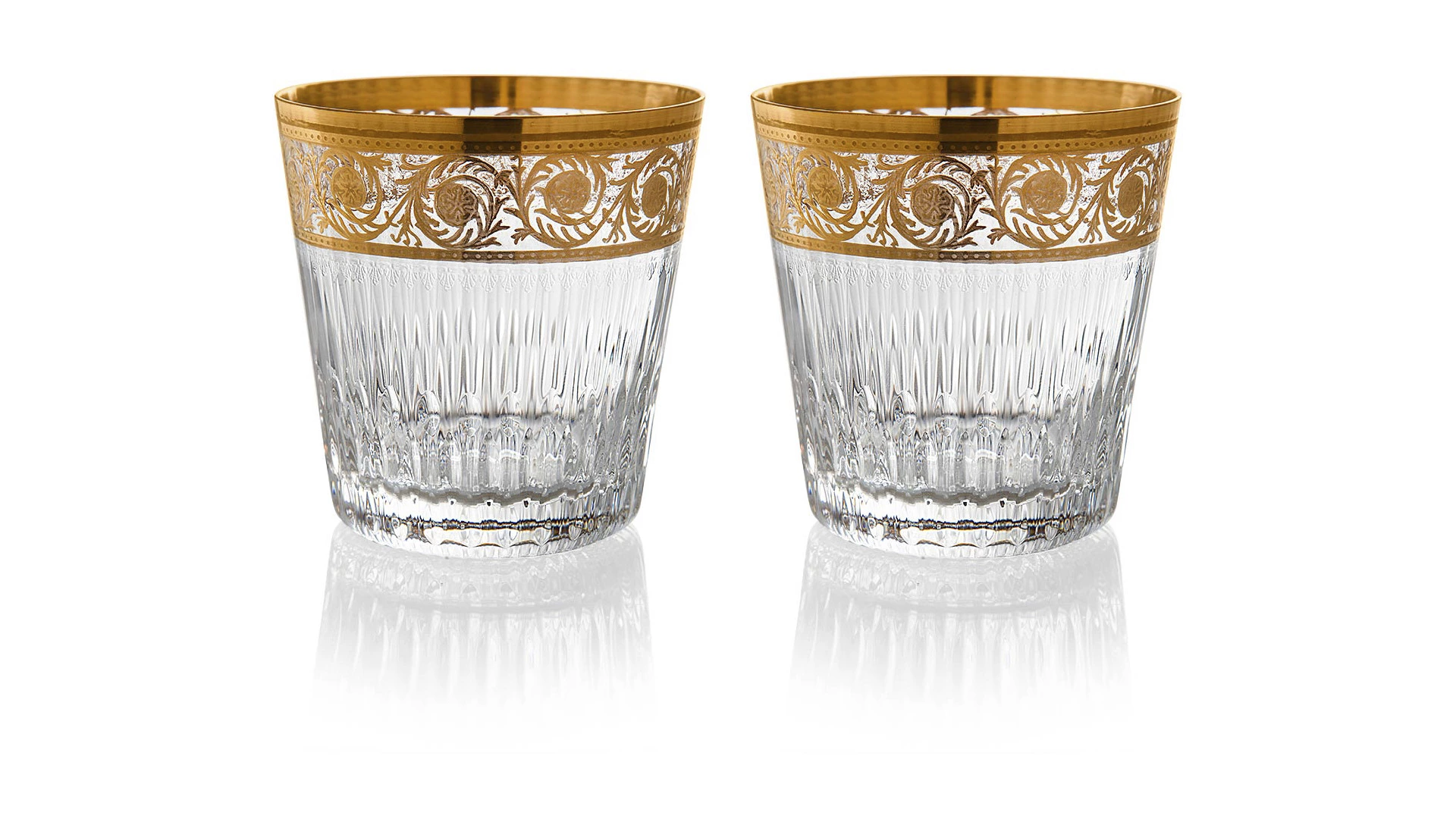 Набор стаканов для виски Saint-Louis Цветок чертополоха 380 мл, 2 шт
