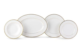 Сервиз столовый Noritake Сара Голд на 6 персон 19  предметов, фарфор